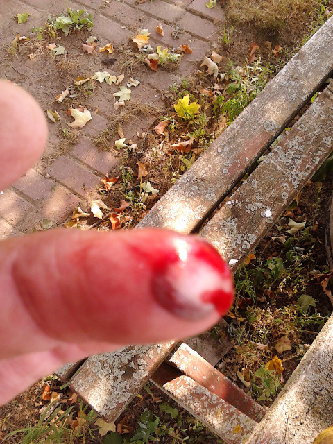 2016.11.August: 16.21 Just a quick band-aid and back to work.